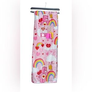 Care Bears Pink and Rainbow Blanket
